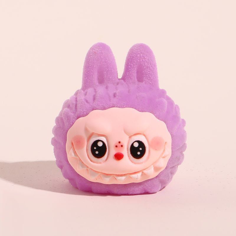 50%OFFで超お得！たっぷり10個入り】labubu ラブブ フェルト風ミニ