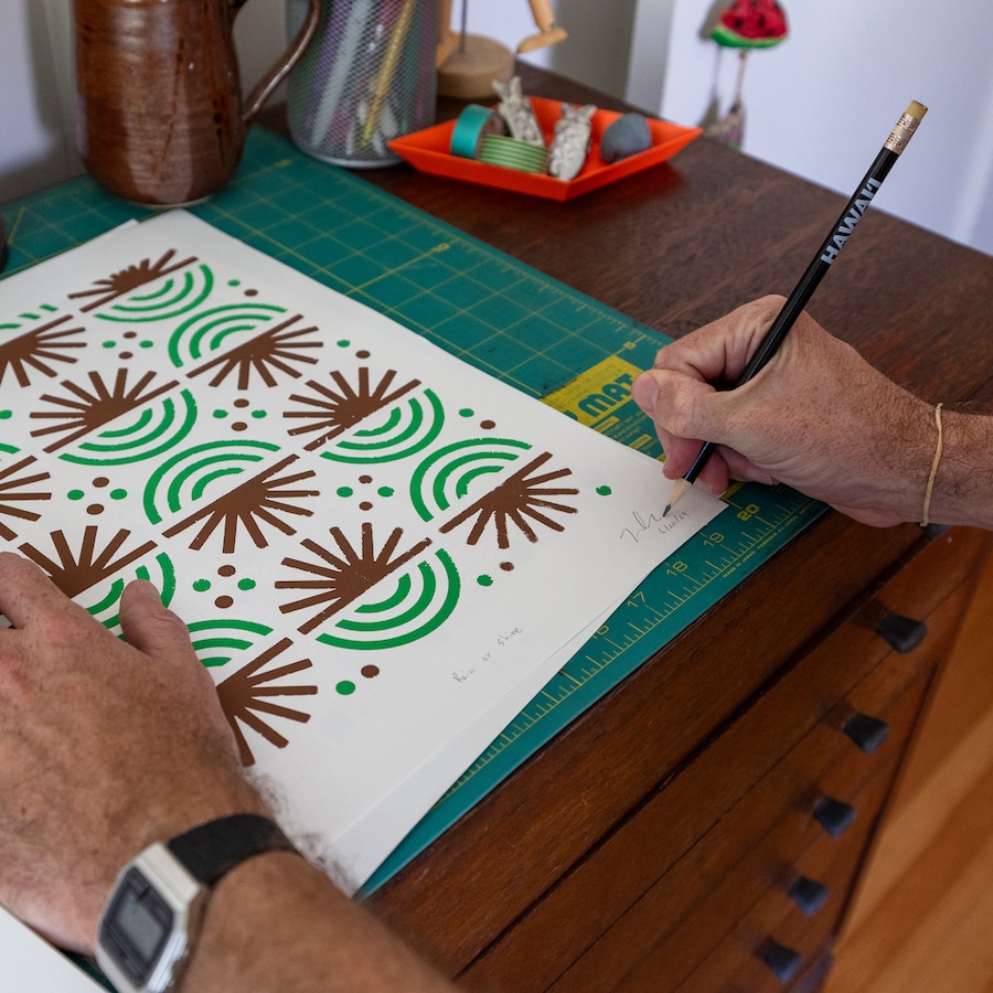 シューズブランド「オルカイ」とコラボした際のアート