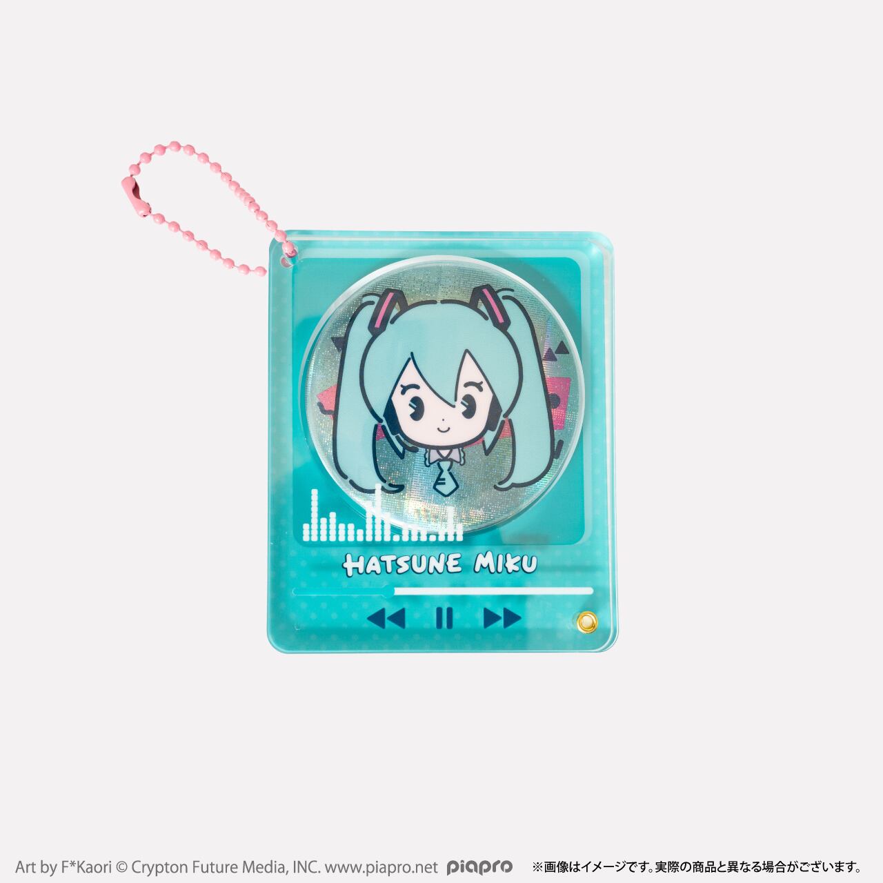 アクリル缶バッジケース グリッター缶バッジセット（初音ミク） OACC