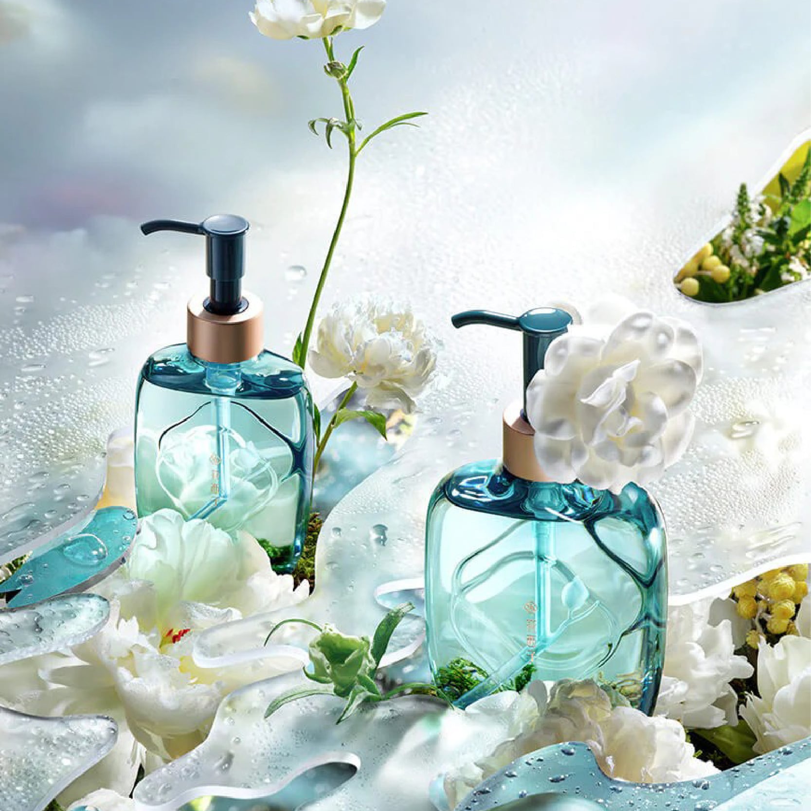 ひ*り様 【新品未使用】花西子スキンケア 現品5点セット　化粧水クリームクレンジ 花西子（Florasis） 花萃浄顔 クレンジングオイル 140ml