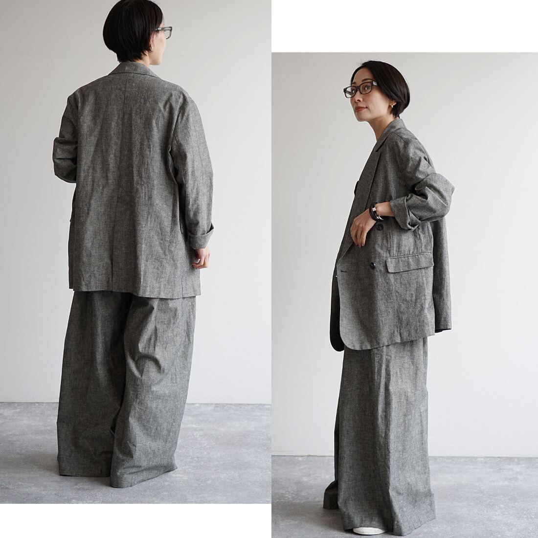 麻混ライトジャケット | FASHFREN/ファッシュフレン