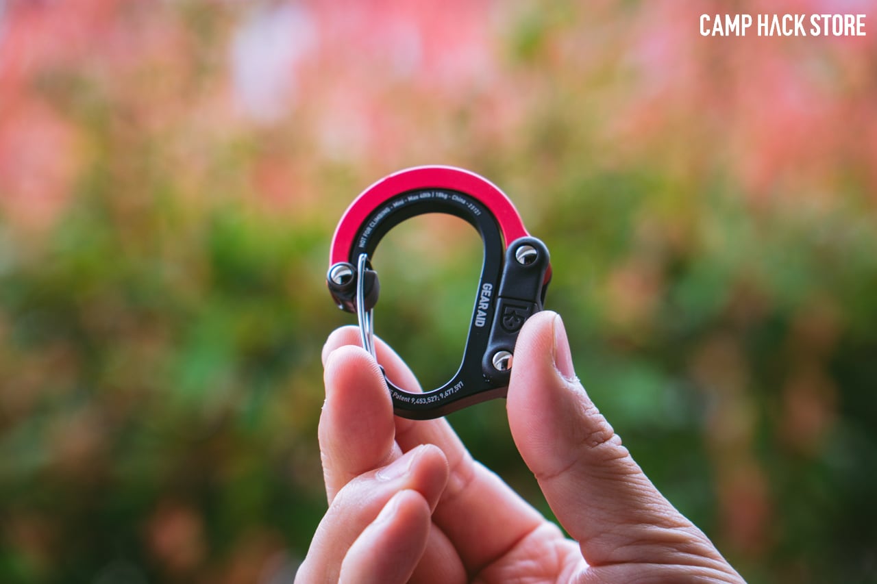 変幻自在のカラビナ型フック「ヒーロークリップ MINI」 | CAMP HACK STORE