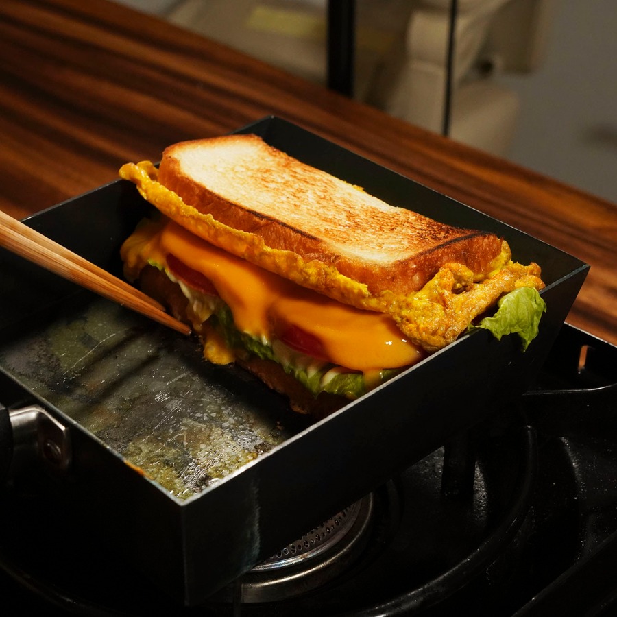 ホットサンドもぴったりサイズ