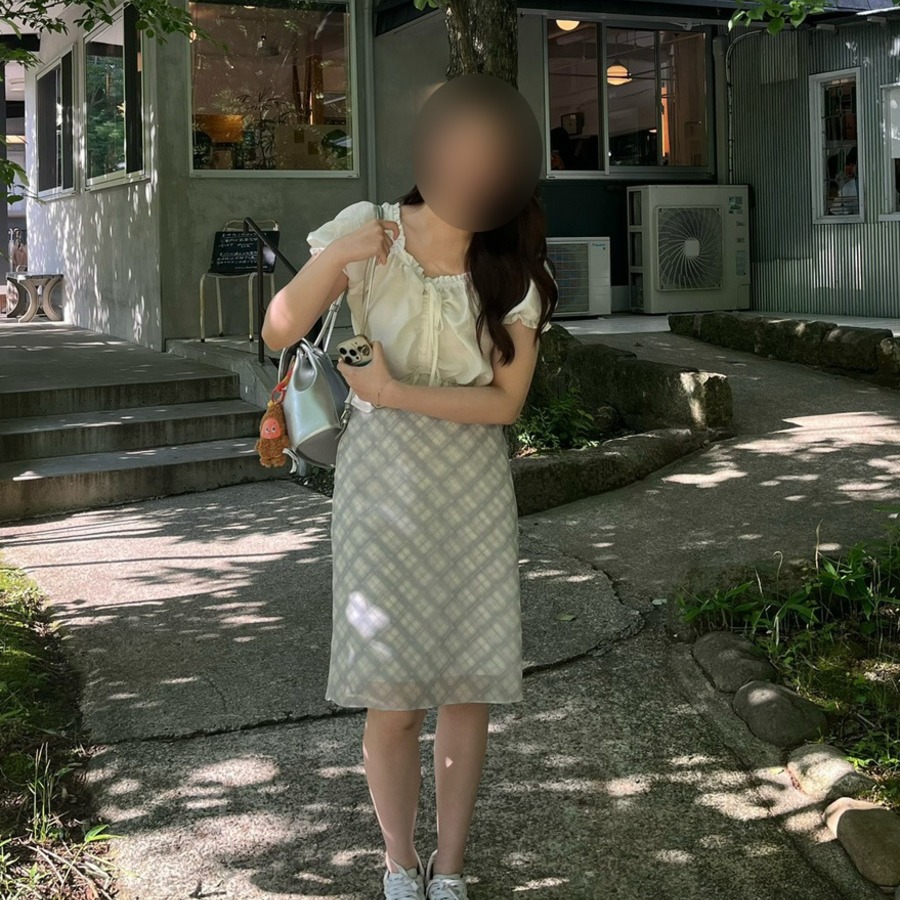 160cm スカイブルー S着用