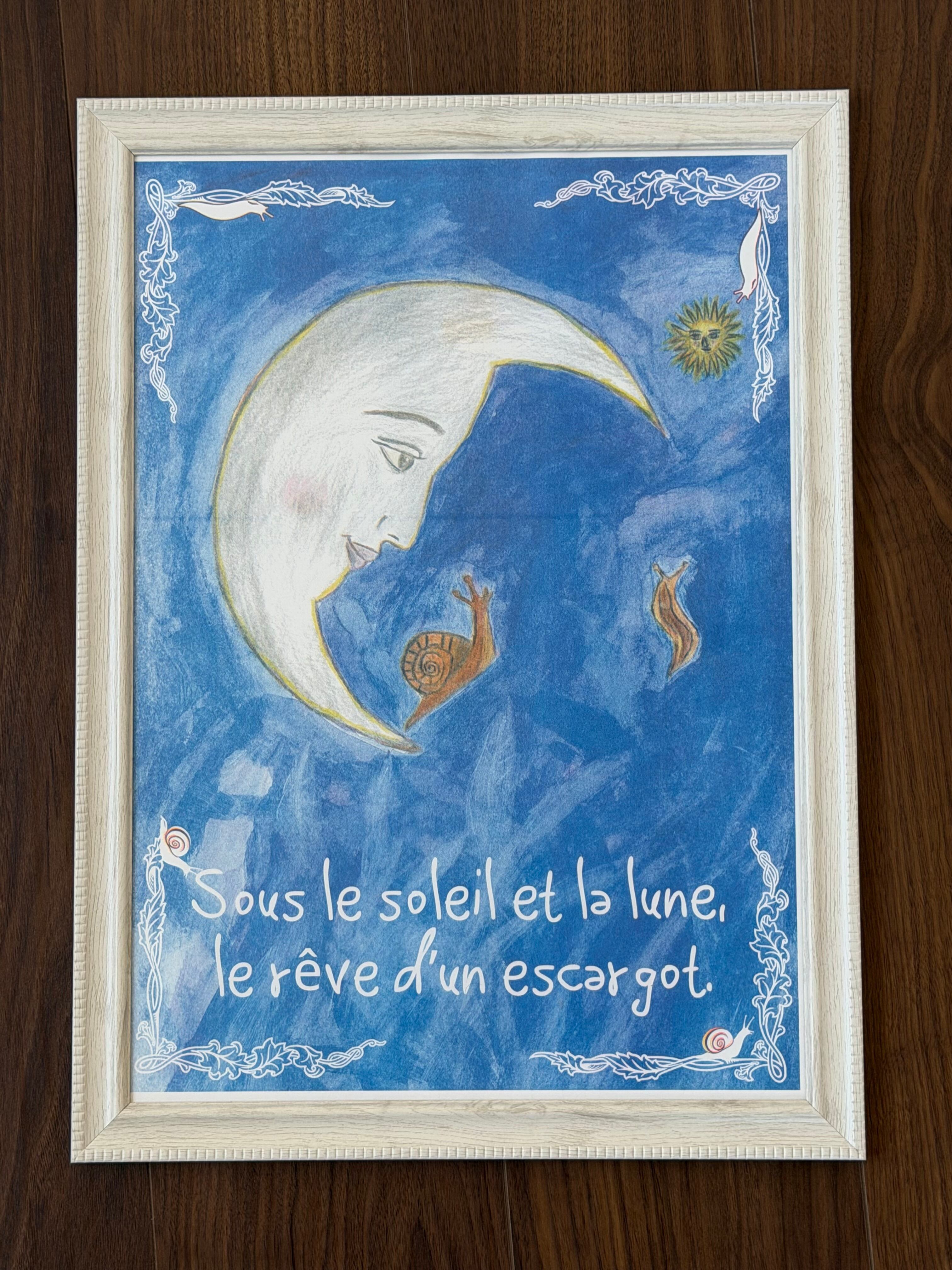 Sous le soleil et la lune（太陽と月の下で）』ポスター｜Snail Pop