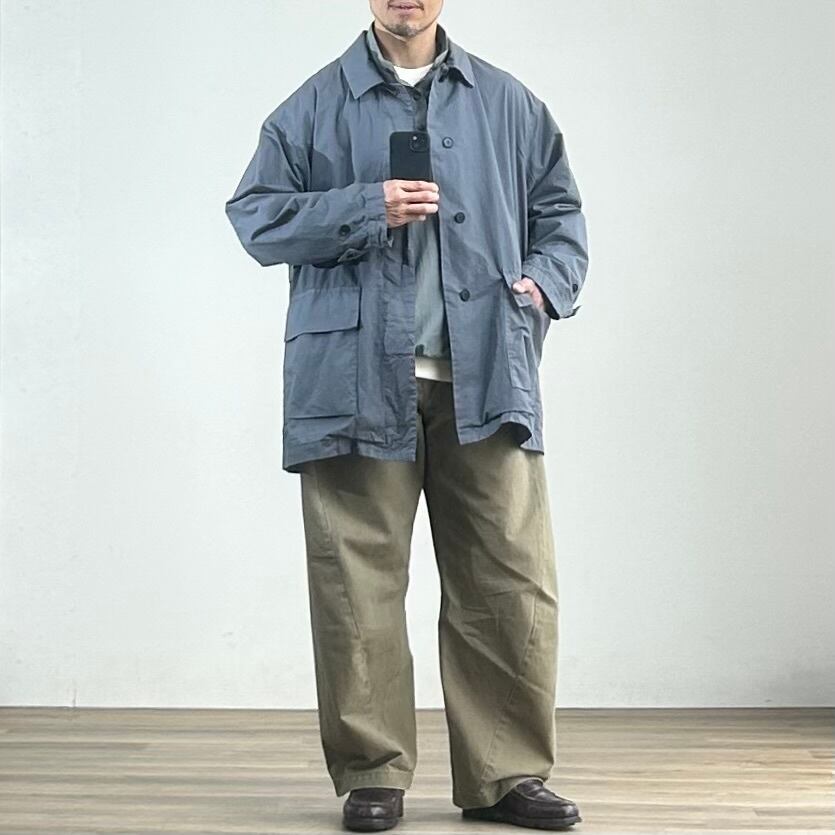 26SS》【STILL BY HAND】GARMENT-DYE HALF COAT スティルバイハンド