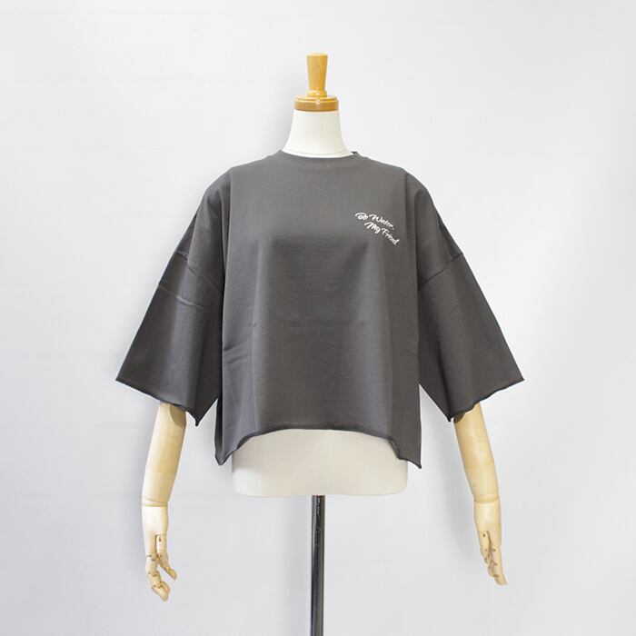 SACRA サクラ S. FINE FLEECE CROPPED LOGO TOP 126146091 2026春夏