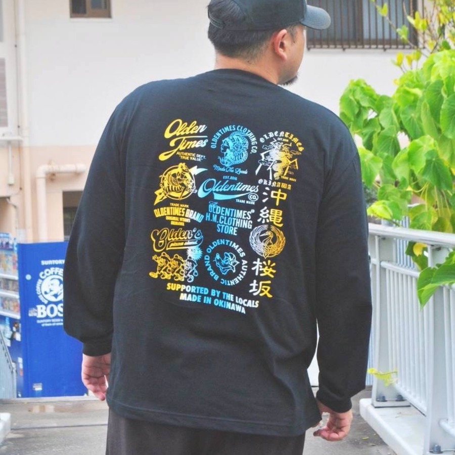 BLACK:180cmXXLサイズ着用