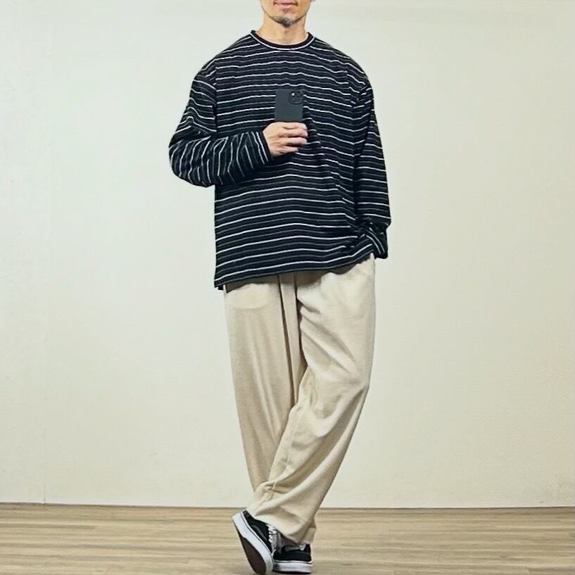 26SS》【STILL BY HAND】STRIPED LONG SLEEVE スティルバイハンド