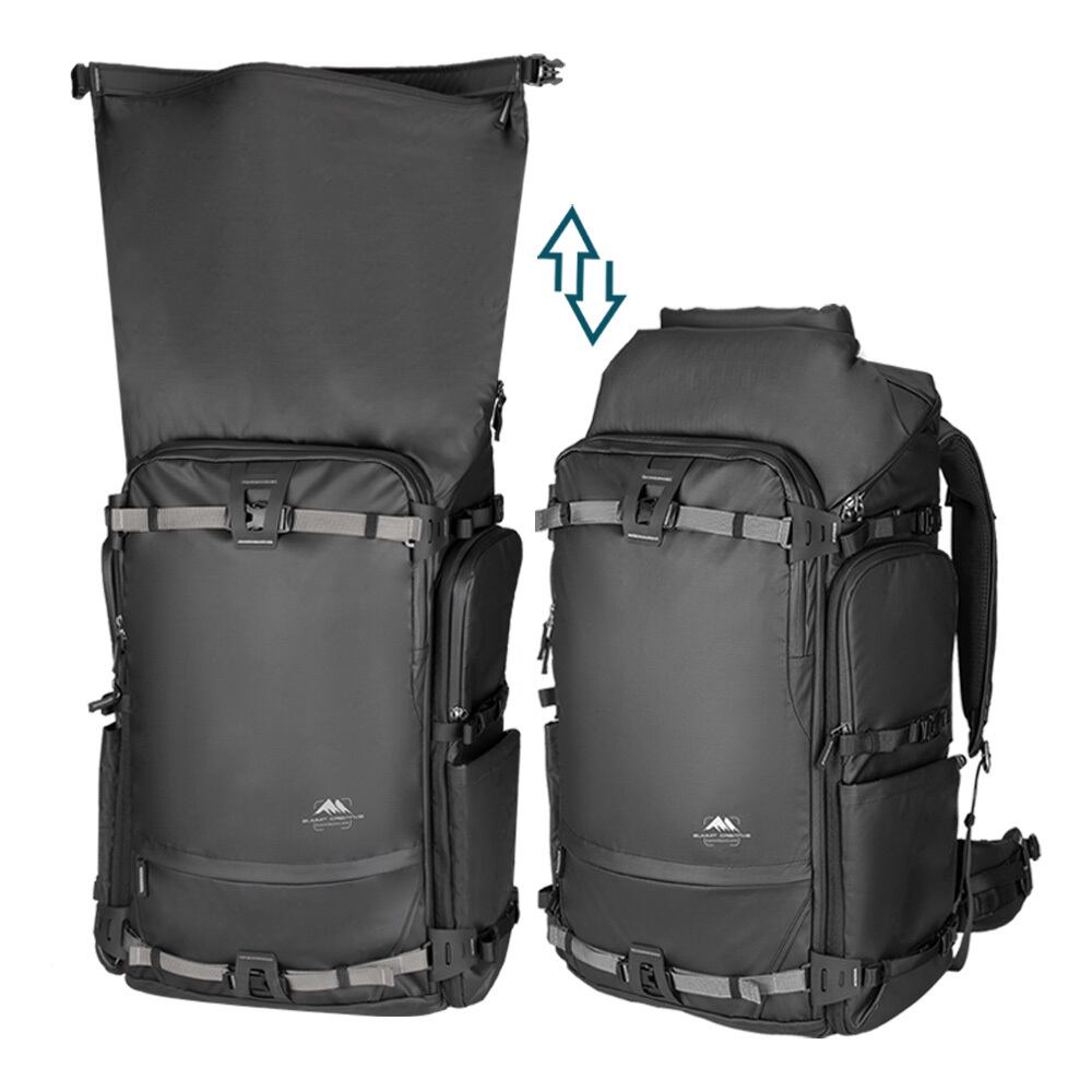 カメラバッグ 大容量 70L 防水 ロールトップ バックパック Summit