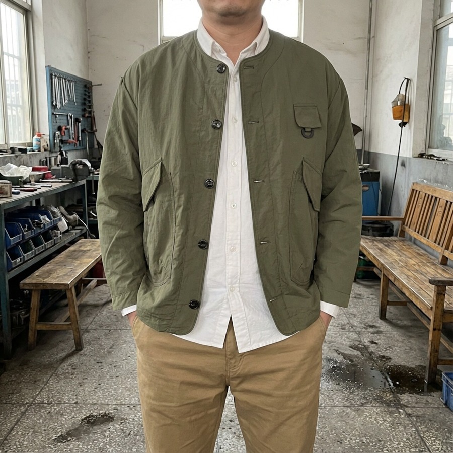 【Smart Work】ノーカラージャケット TB1752 ¥6,480