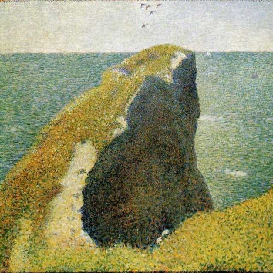 Le Bec du Hoc, Grandcamp, 1885