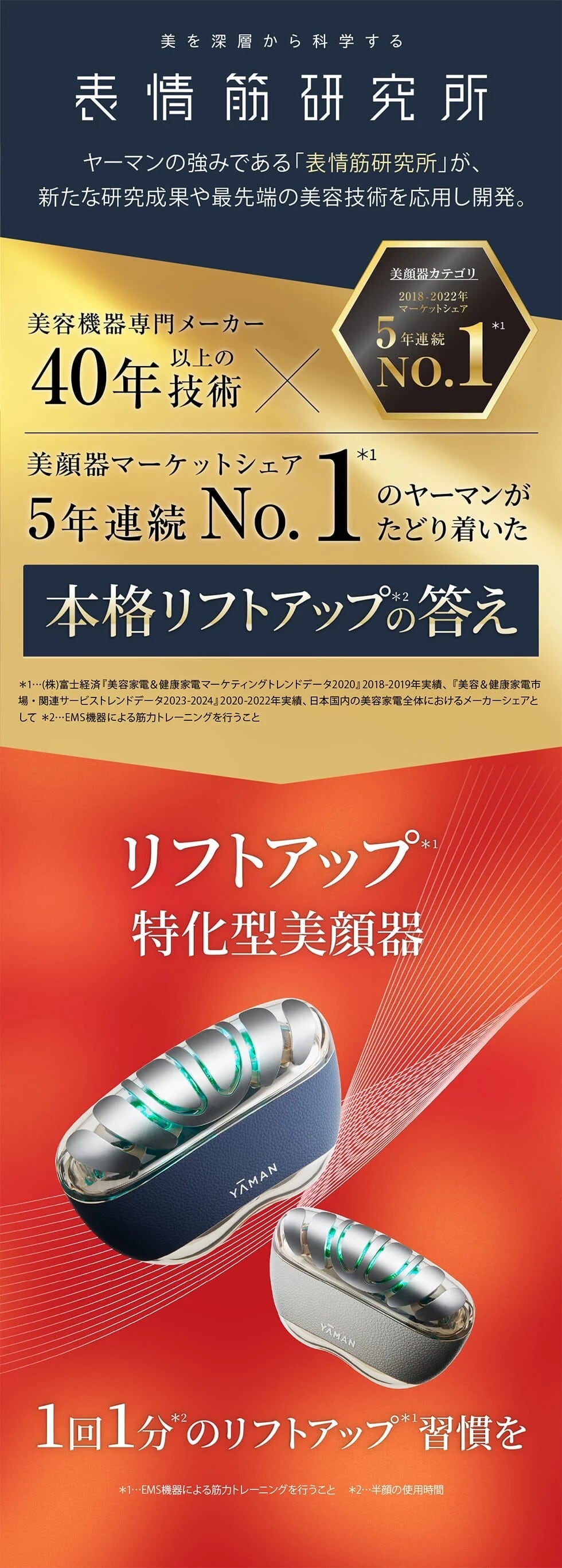 送料無料】YA-MAN リフトロジーSP | Beauty Place公式オンラインストア