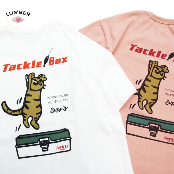 LUMBER ルアーと猫 Tシャツ 261653 lumber 半袖tシャツ ランバー 男女