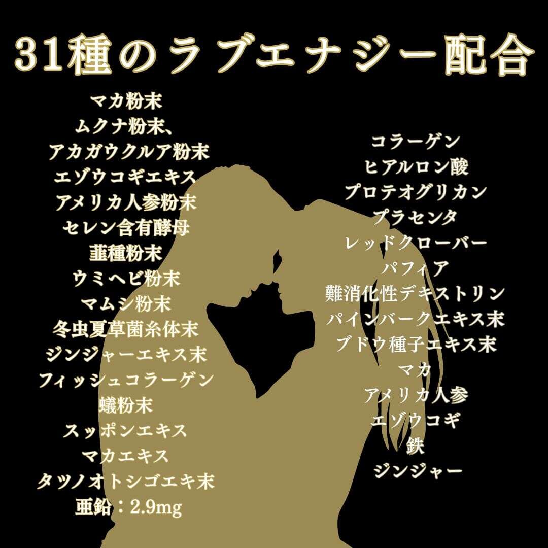torikoトリコラブグミ 3回分(6粒入)男女でシェアする新体験｜31種ラブ