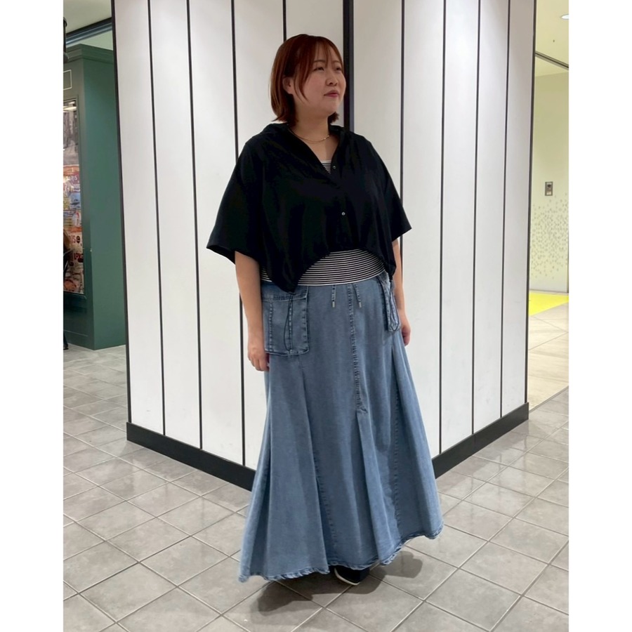 福岡店 165cm  /  着用カラー ブルー