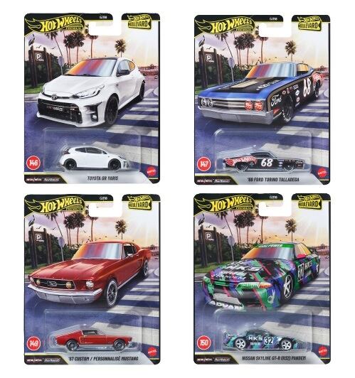 Hot Wheels ホットウィール ブールバード 4台セット HKS R32 GRヤリス