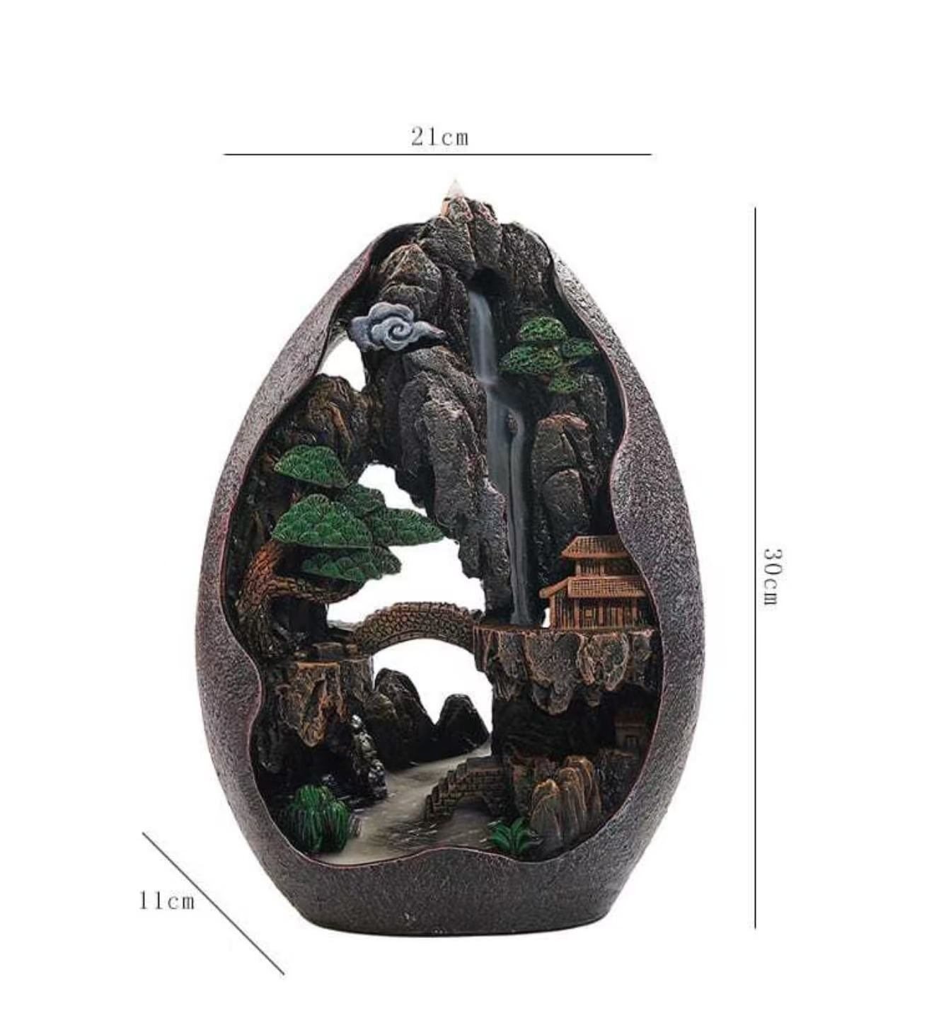 D10.樹脂製 逆流香炉｜流川香用お香立て インテリア向け可愛いお香皿