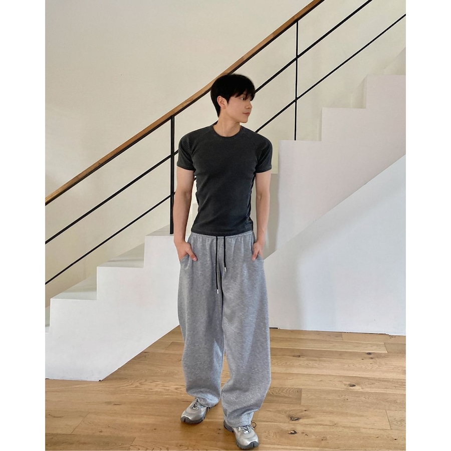 ドレーププリーツスウェットパンツ|Drape Pleated Sweat Pants ドレーププリーツスウェットパンツ|Drape Pleated Sweat Pants