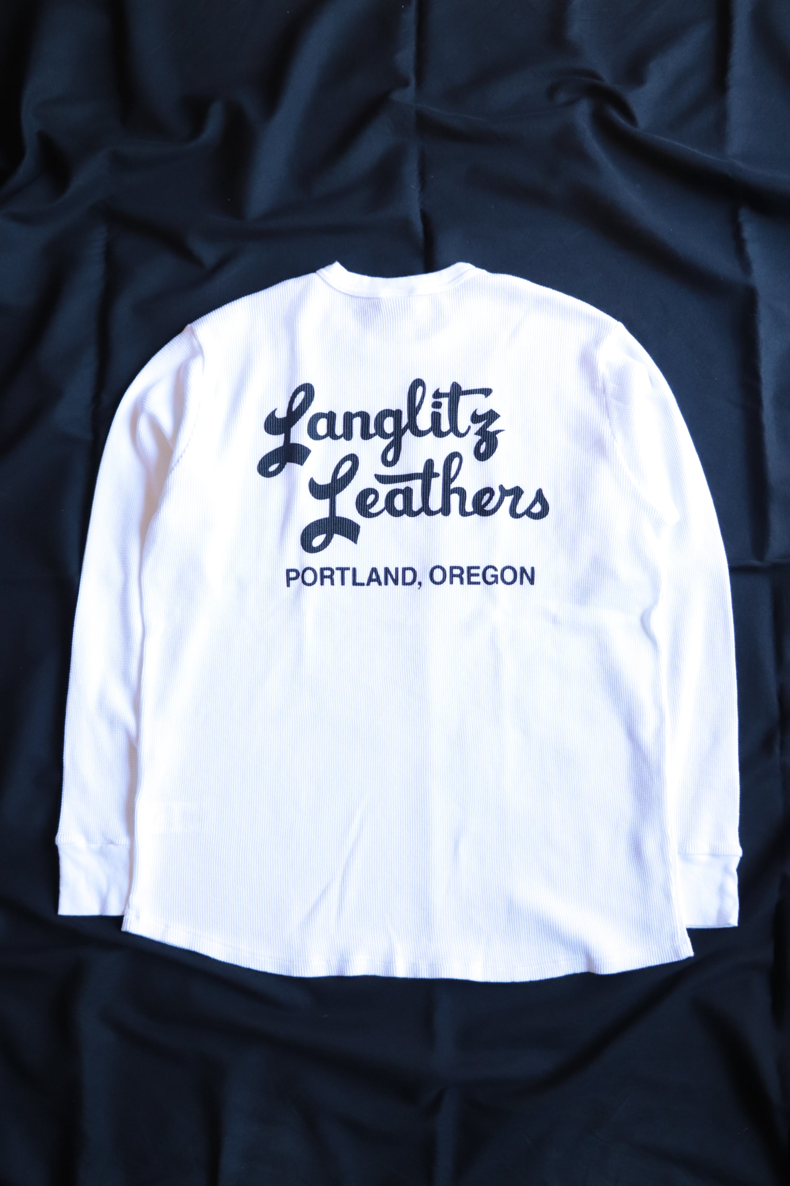 Langlitz Leathers/ラングリッツレザーズ Waffle Long Sleeve T-shirt