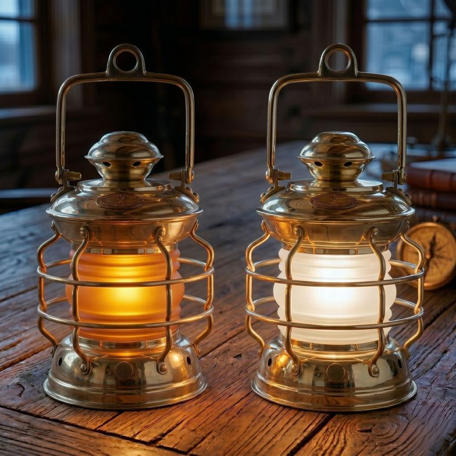 VERMONT LANTERNS ＜バーモントランタン＞ 】LED Antique Brass Mini