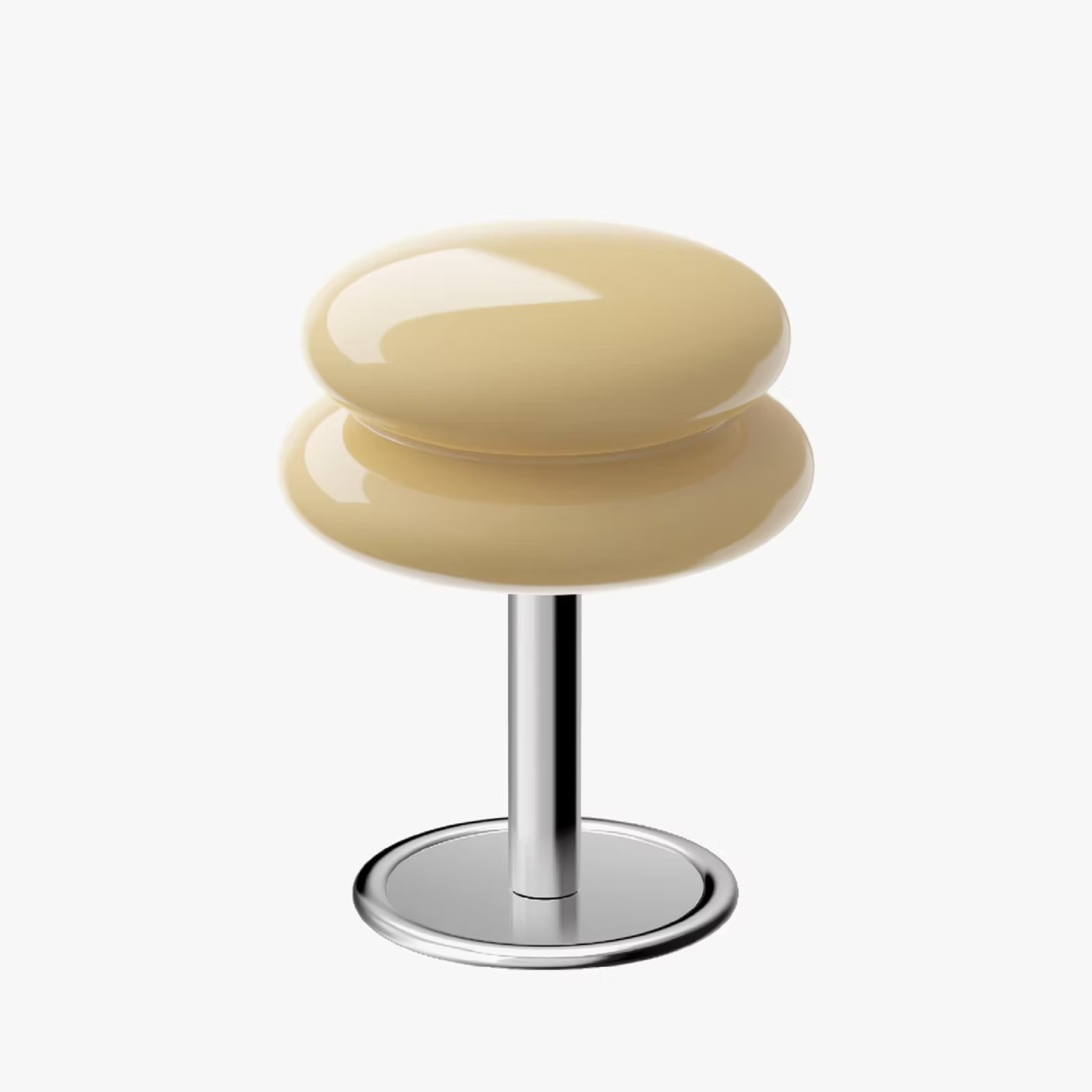 希少　ビィンテージ　ヒマラヤランプ　ガラスパーツ　照明　氷河　気泡　電球付 ILKW. - SNOWMAN 22 TABLE | HIMITSUKICHI