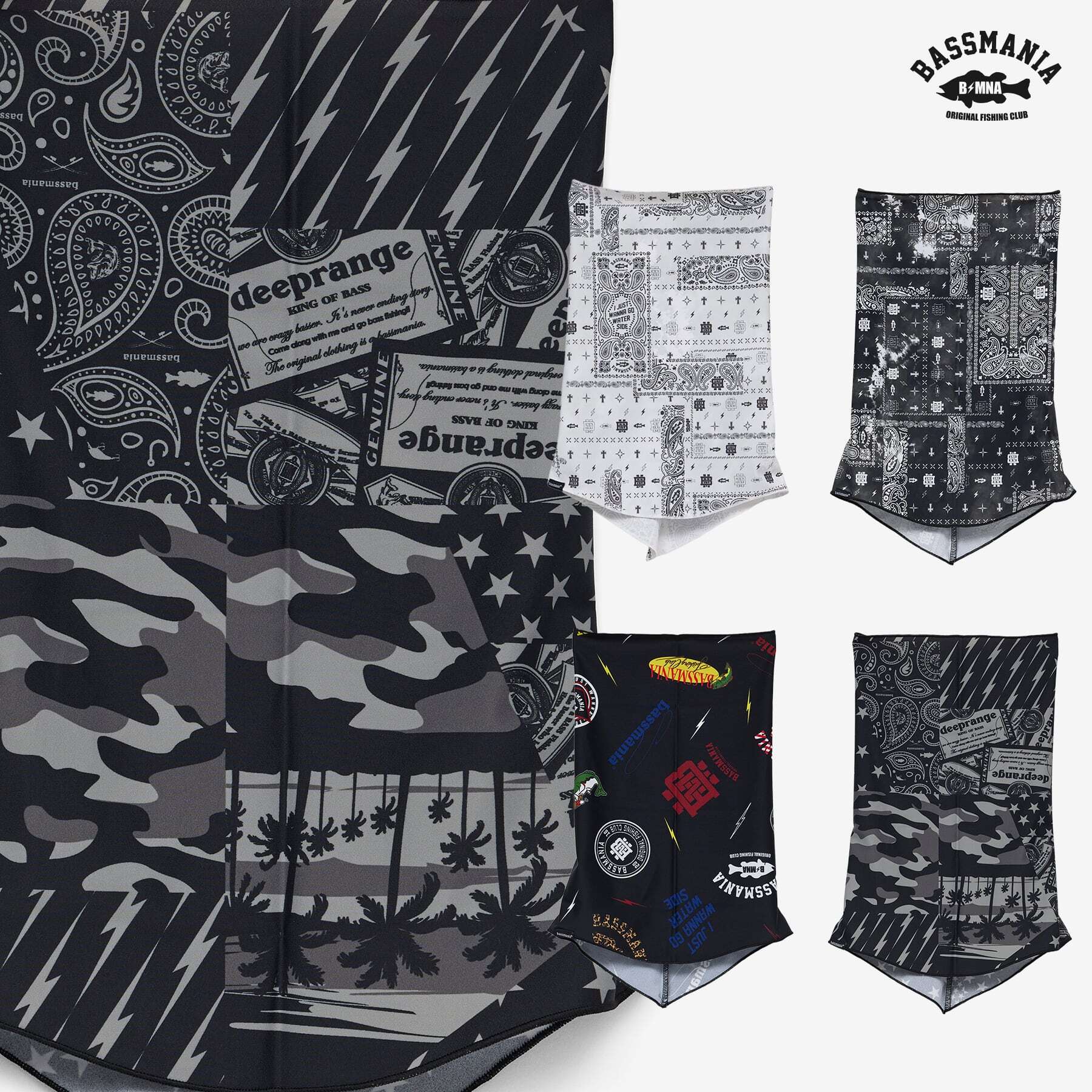 Original Pattern Uv Rush Zip Parka［BANDANA BLACK］［LIMITED