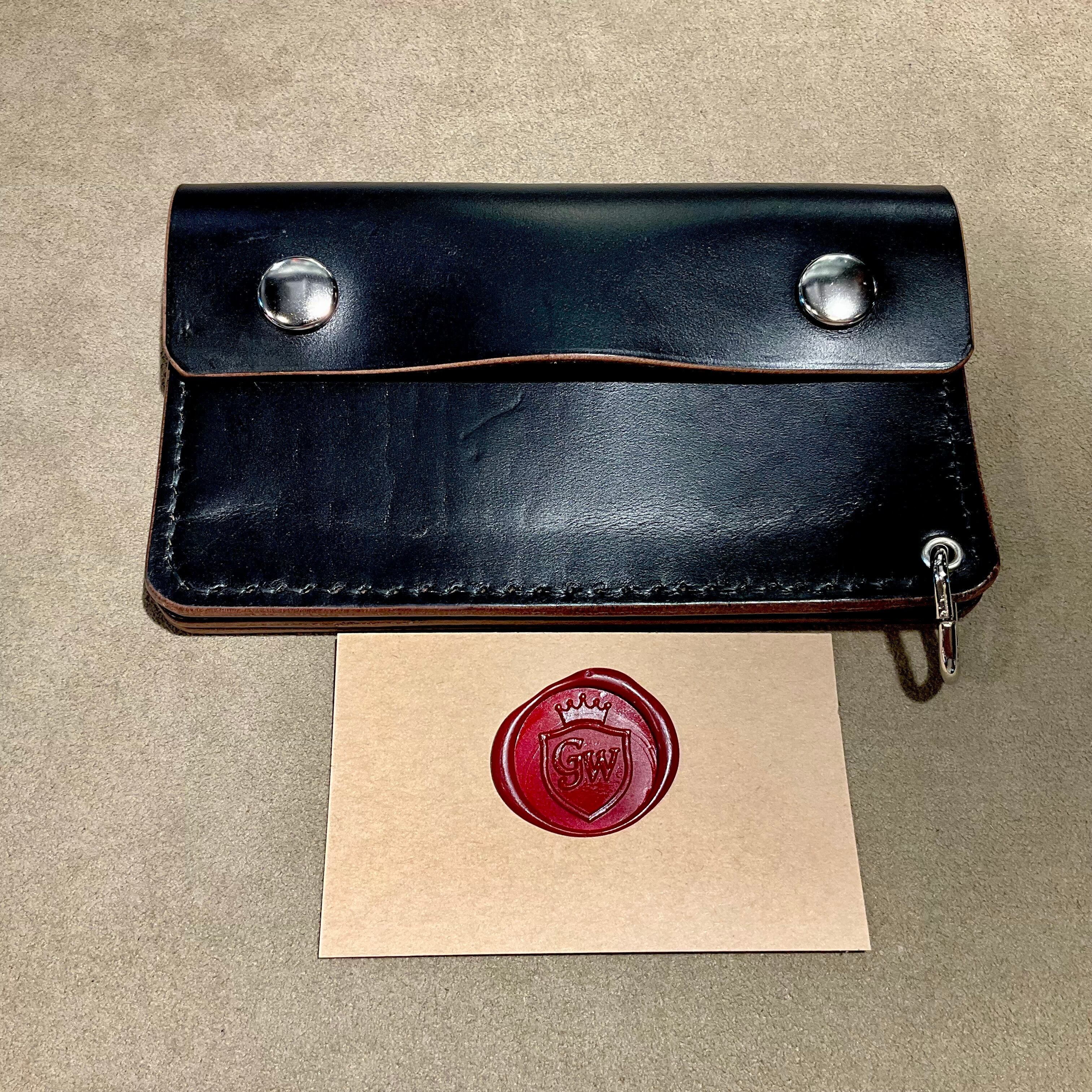GARLAND Wallets GW08 CHROMEXCEL 茶芯 トラッカーウォレット