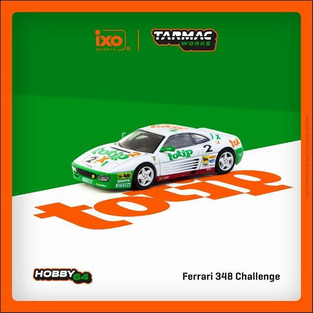 Tarmac Works 1/ 64 Ferrari 348 Challenge 1993 Paolo Cutrera T64