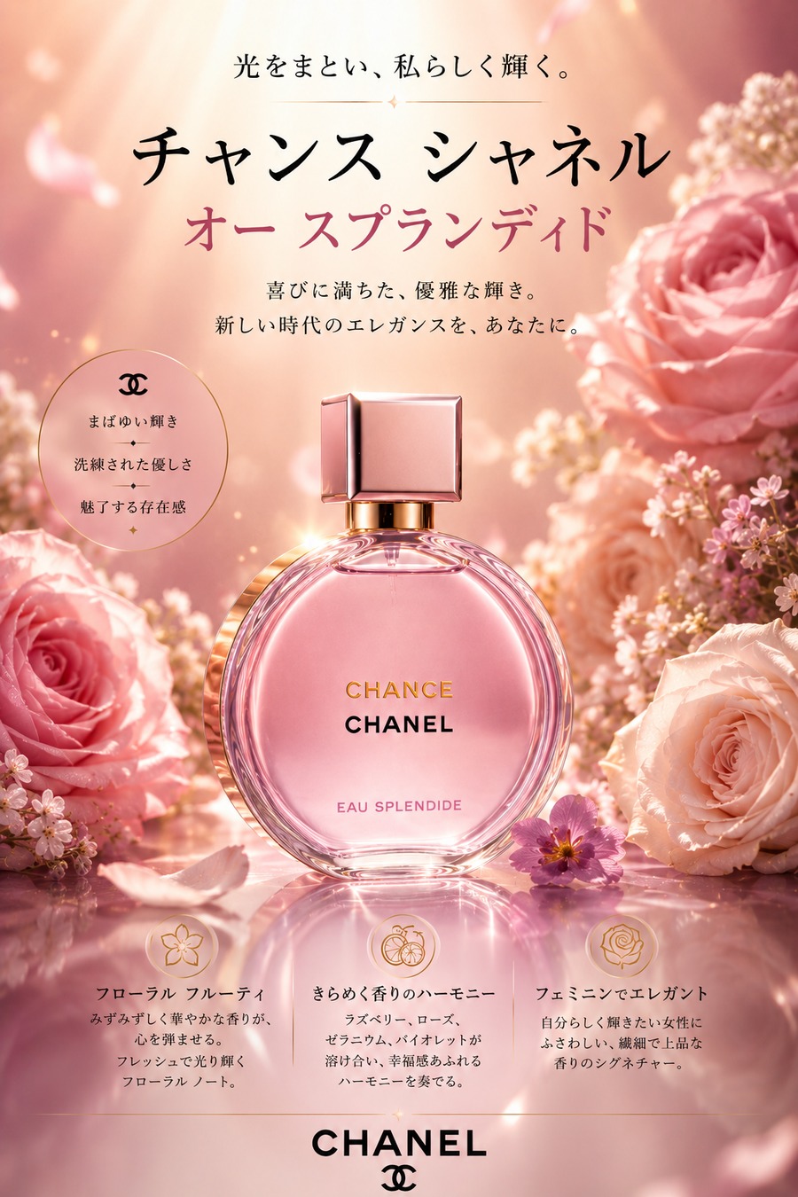 か*り様 CHANELチャンスオースプランディドEDP 100ml チャンスオースプランディドEDP | Qhapaq Parfum