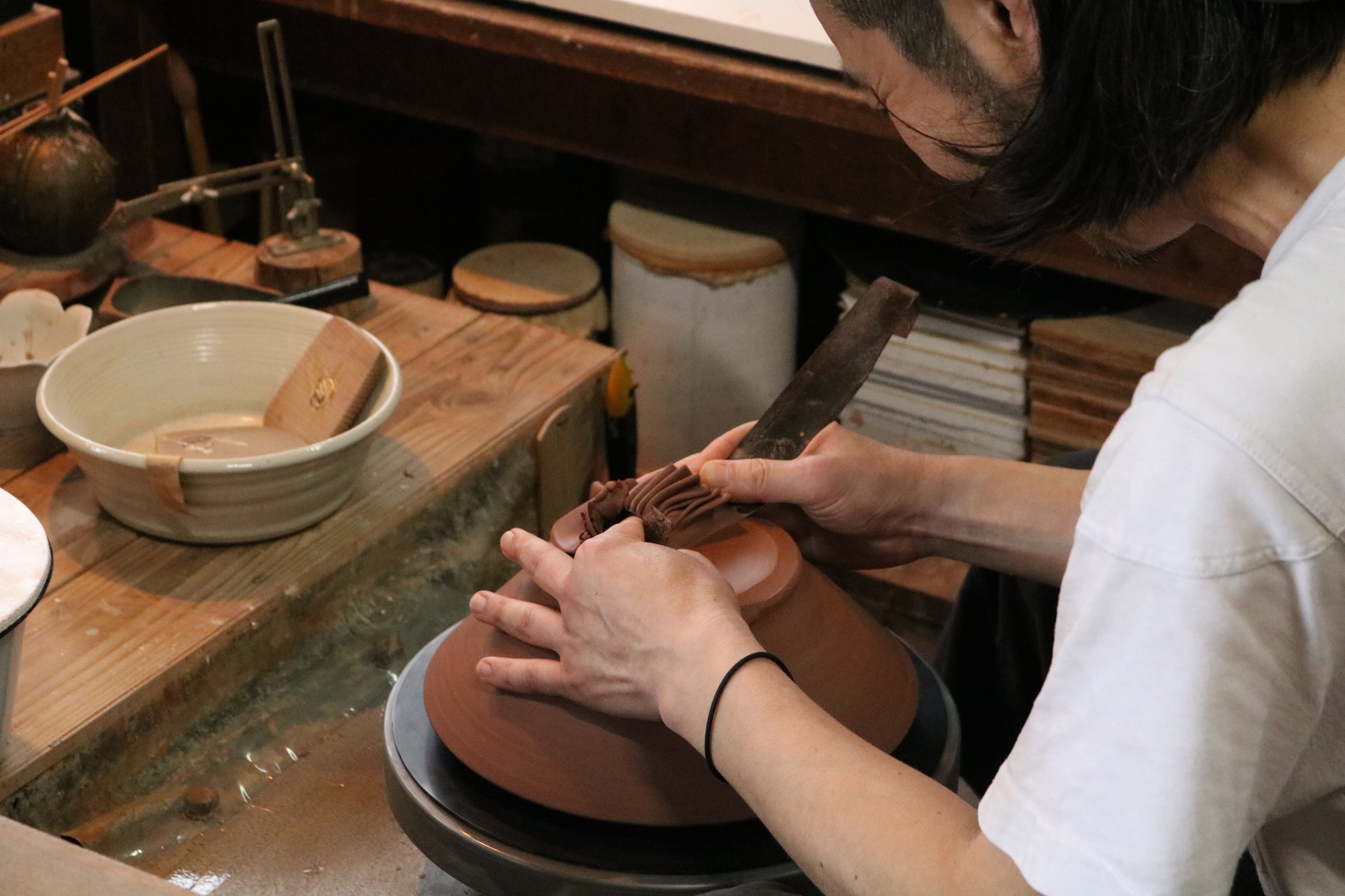 三島四方菓子鉢(大)／白華窯 吉永サダム | GALLERY唐重