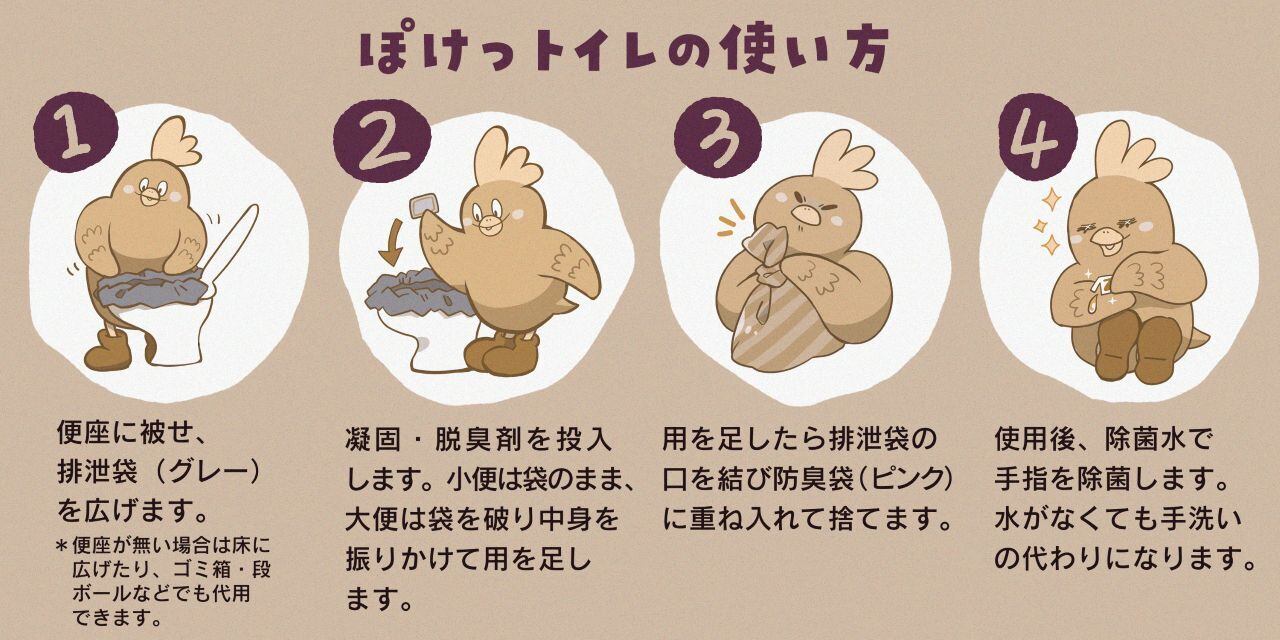 コケナワ / ぽけっトイレ | ssaw 紀伊半島にある山道具のお店