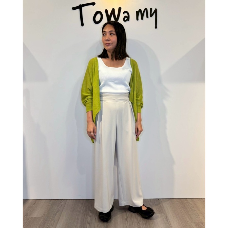 新宿店 158cm  /  着用カラー ピスタチオ