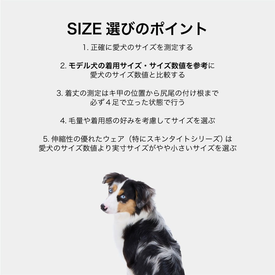 サイズ選びに注意！骨格や着用感の好みも影響します