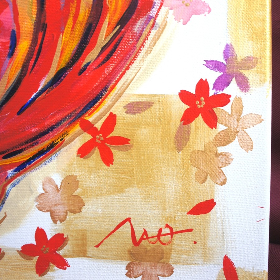 Hand-painted by infinity artist NAO, Japan.
