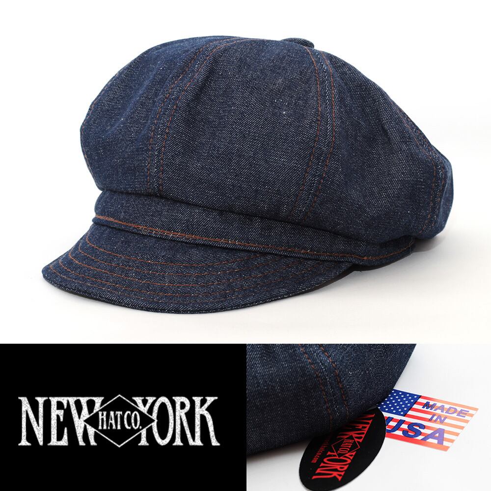 USA製ニューヨークハットDenim Spitfireデニムキャスケット L新品