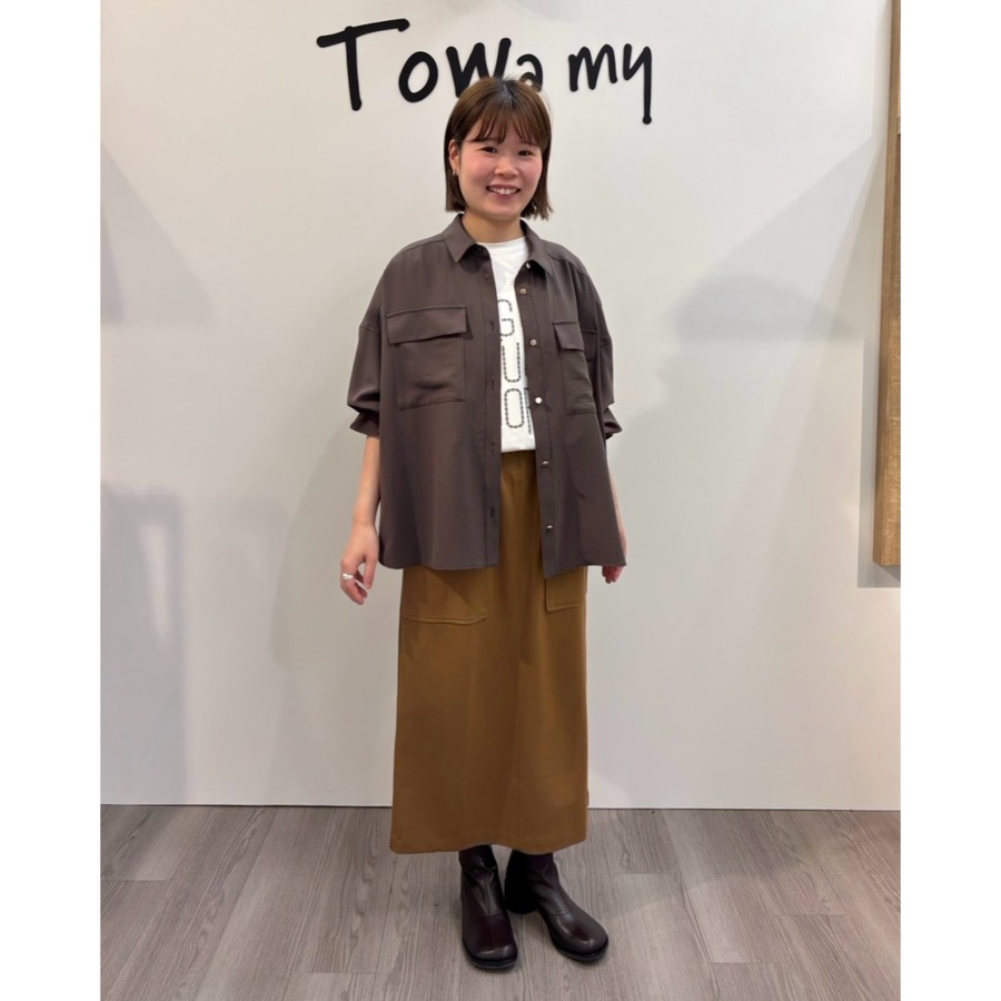 川越店 154cm  /  着用カラー OFF WHITE