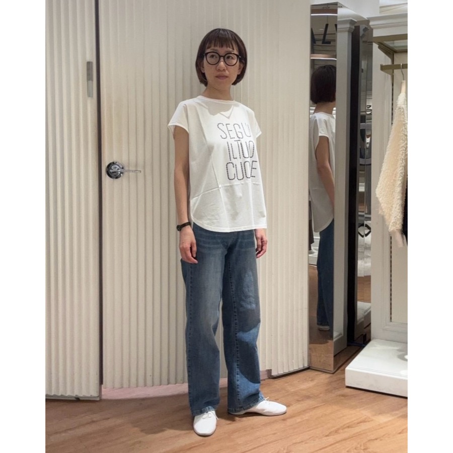 千葉店 159cm  /  着用カラー OFF WHITE