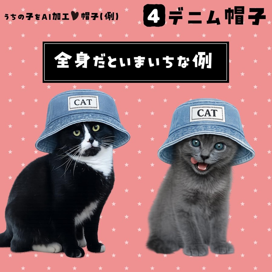 全身だとイマイチ…な例