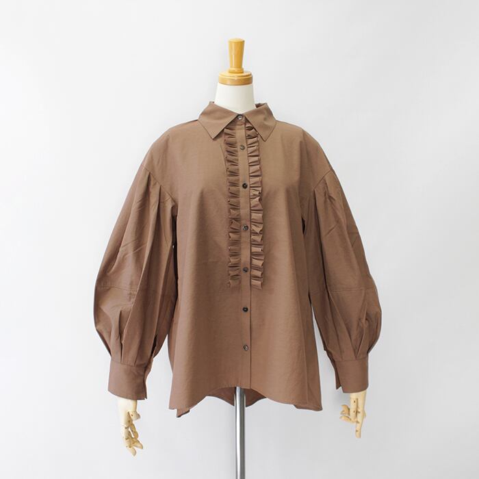 MARILYN MOON マリリンムーン tuck frill modern volume shirt 4263