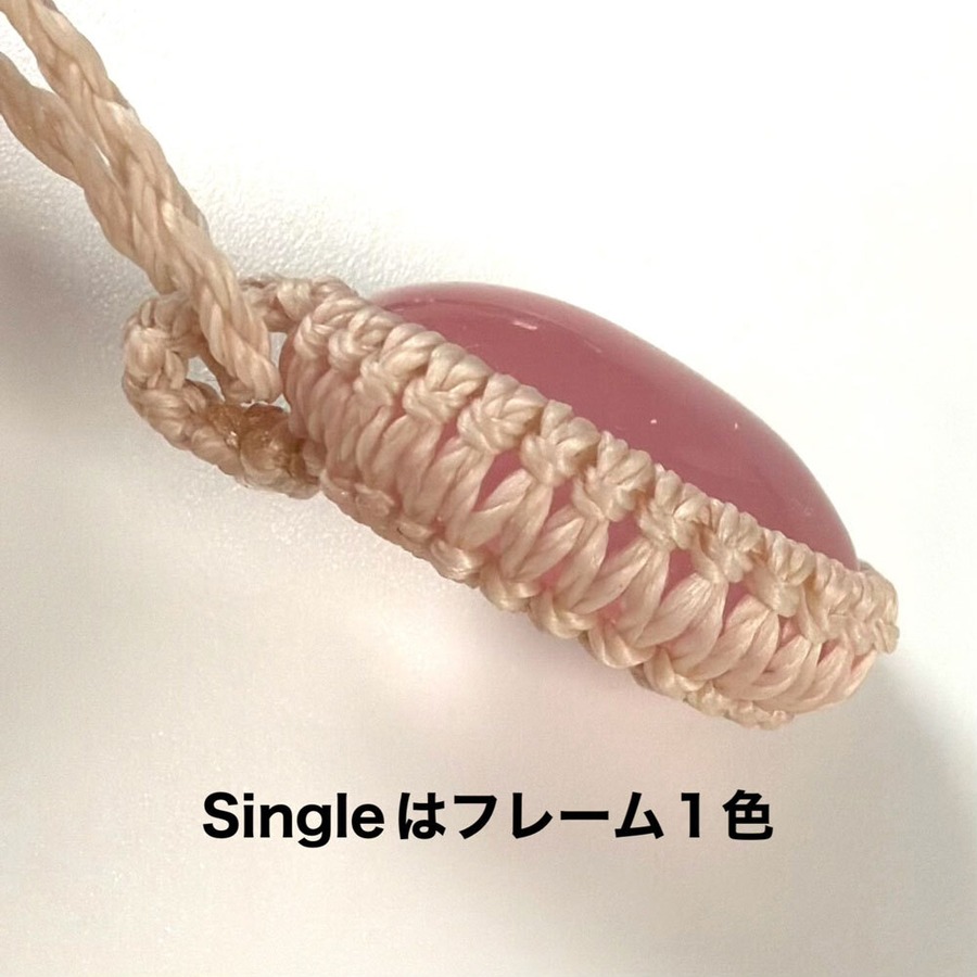 シンプルなフレーム編み