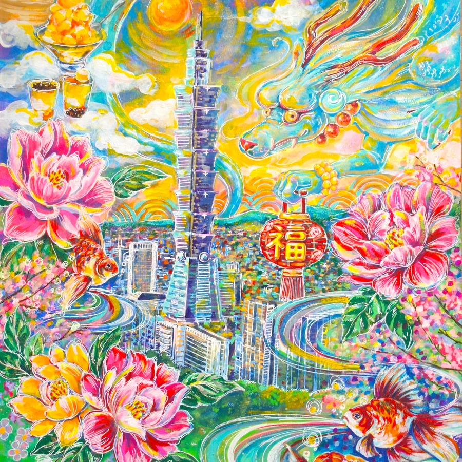 Hand-painted by infinity artist NAO, Japan.