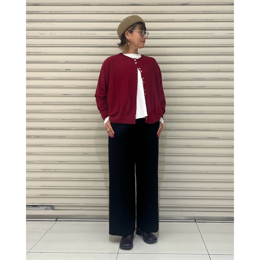 熊本店 165cm  /  着用カラー ダークレッド