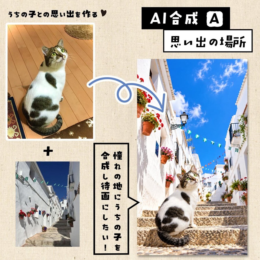 憧れの地にうちの子が…