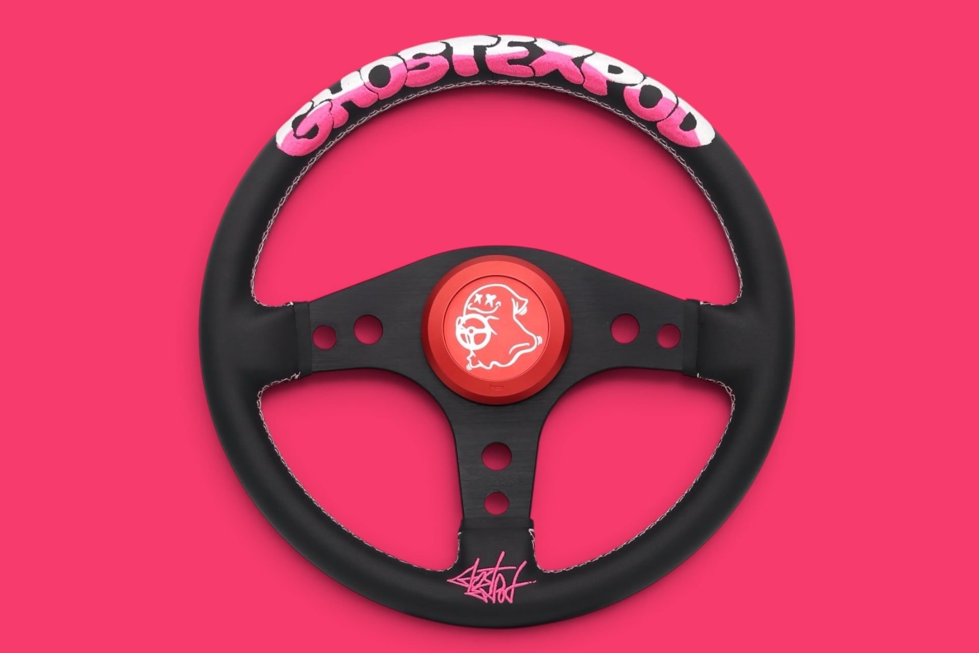 新品未使用 GHOST EXPODステアリング 【2ndモデル】 pink GEｽﾃｱ[2nd]pinkﾌﾗｯﾄ | GHOST EXPOD