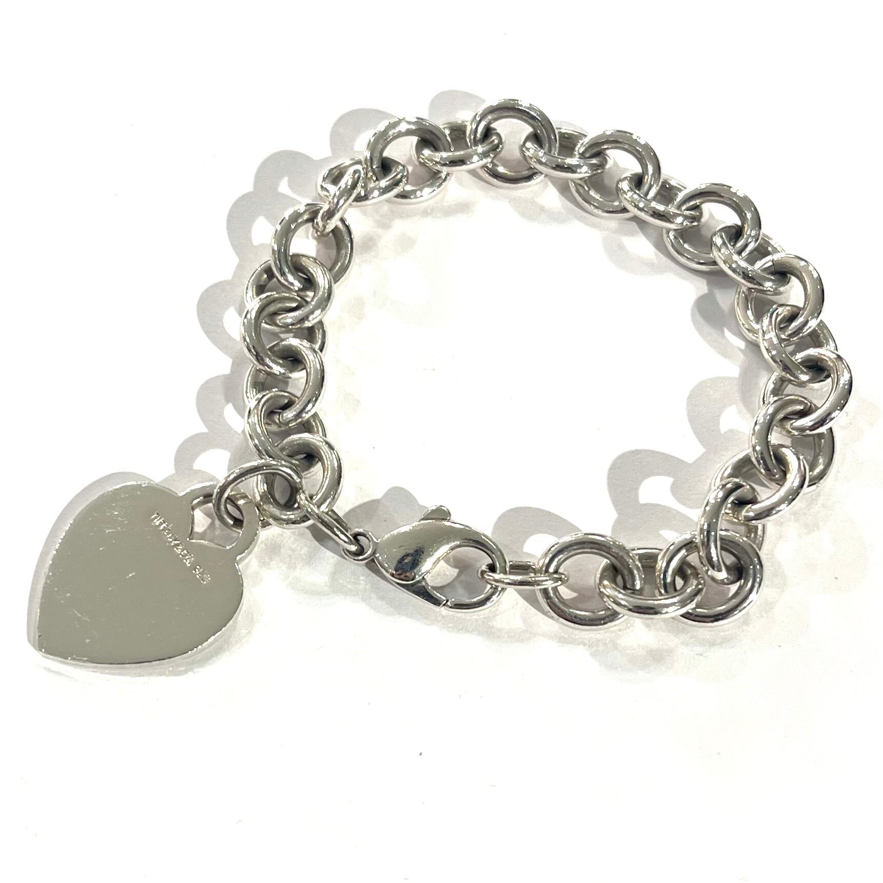 TIFFANY&CO. 】2999 ティファニーハートタグブレスレット シルバー925