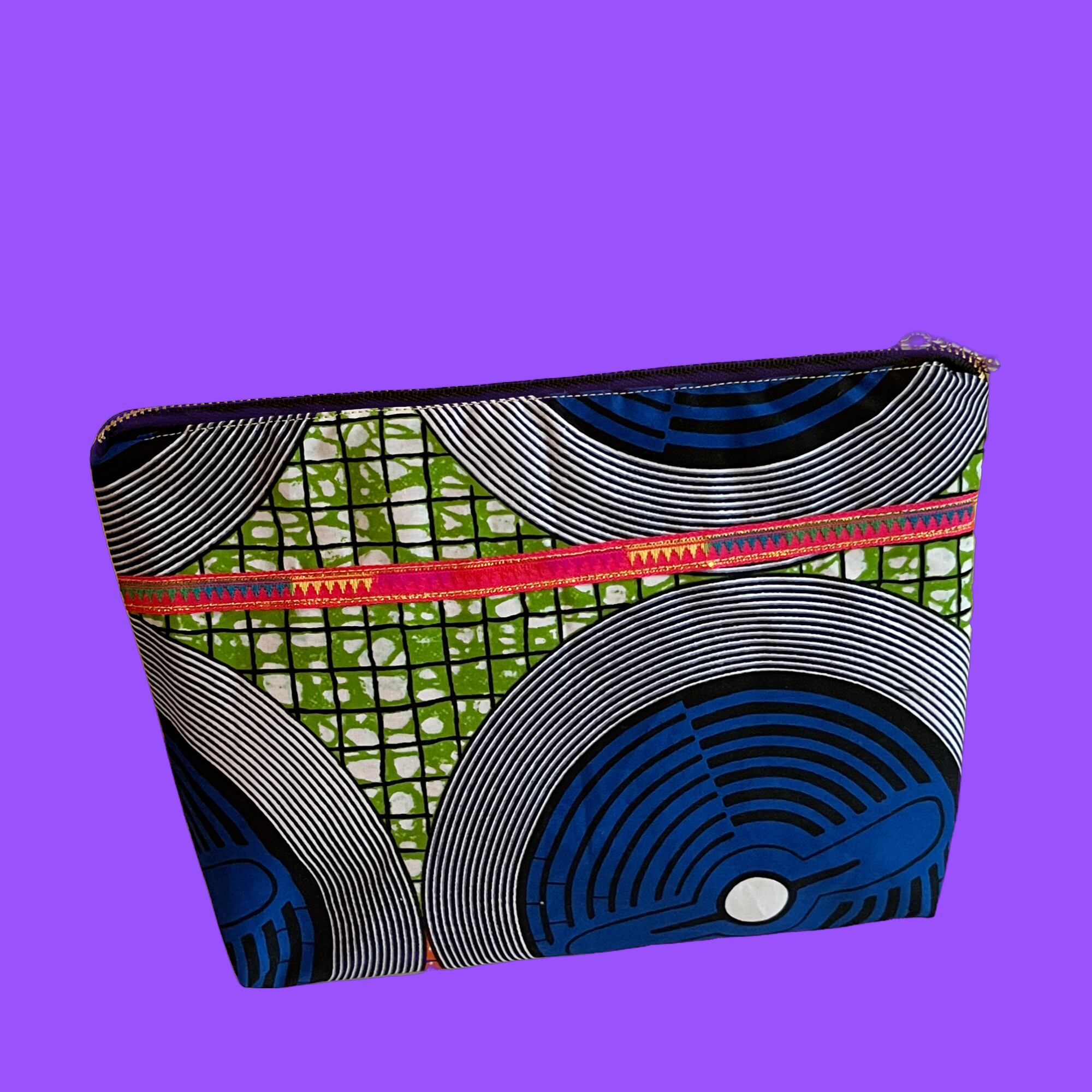 アフリカ布のポーチ・Lサイズ | marukiku