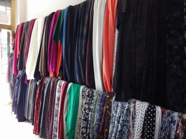 青海省のとある生地屋