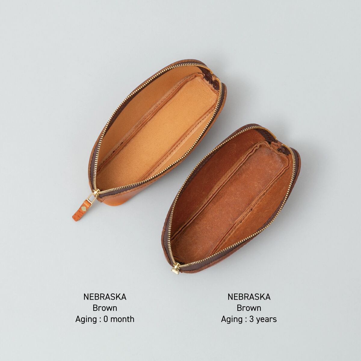 内部の床面も表側と同じくこんがりと焼けたような色味に変化しています