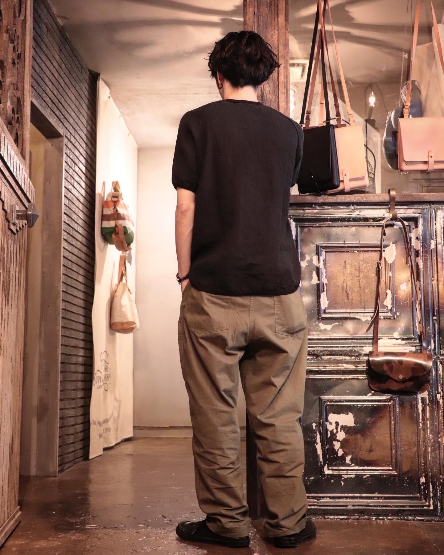 177cm　60kg　Mサイズ着用